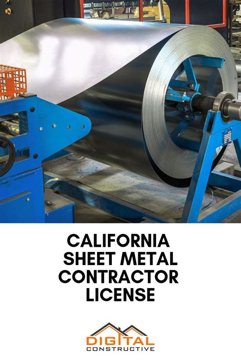 sheet metal contractor license|sheet metal license renewal.